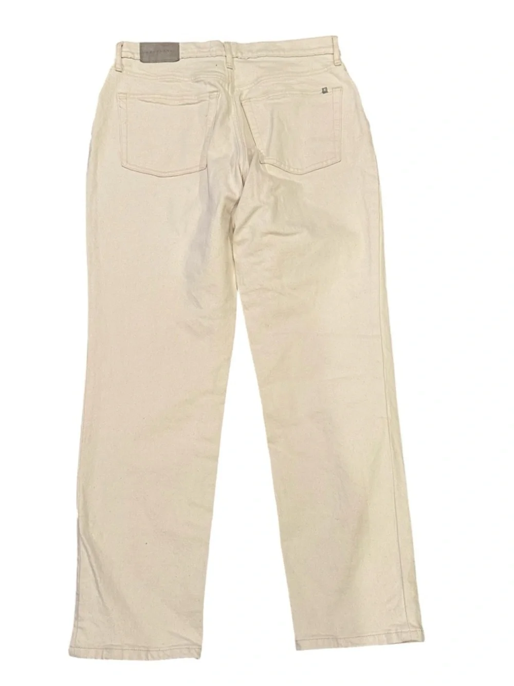 Everlane The Original Cheeky High Rise Jean Pants Ecru Cream Barrel 29